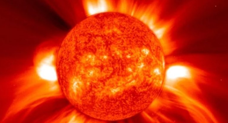 Günəşdə güclü alışma baş verib