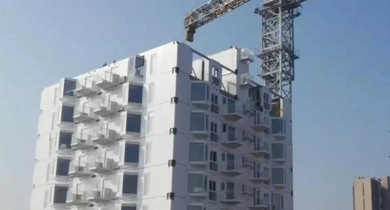 Çində 26 mərtəbəli bina cəmi 120 günə tikildi – VİDEO