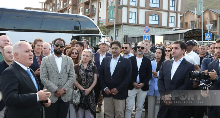 Diplomatik korpus nümayəndələrinin Qarabağ və Şərqi Zəngəzura səfəri başa çatıb – FOTO
