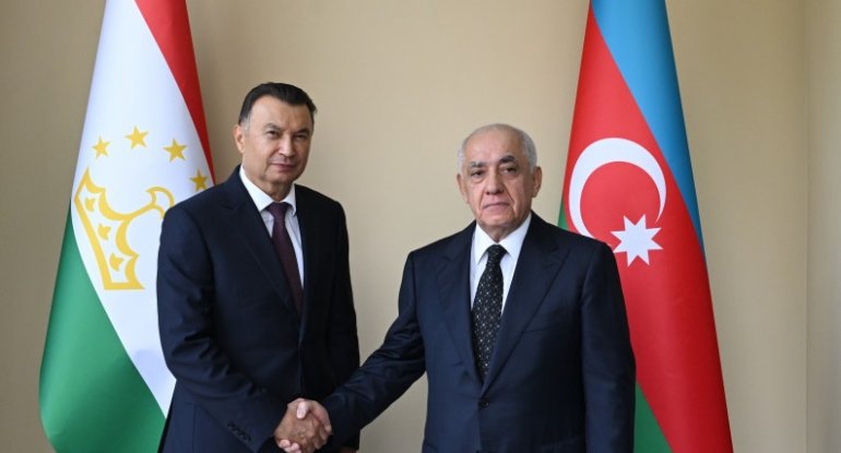 Azərbaycan və Tacikistan Baş nazirləri görüşdü – FOTO